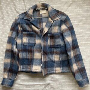 FiveFourFive 545 Thick Shirt Jacket - Blue